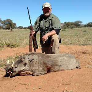 Hunting Warthog in Namibia