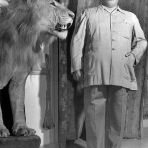 Maharaja of Bikaner and his trophies