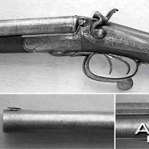 12 Bore Howdah Double Rifle