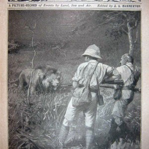 Big game hunting with the bayonet in Africa