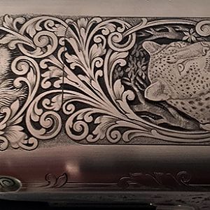 Double Rifle Krieghoff Engraving