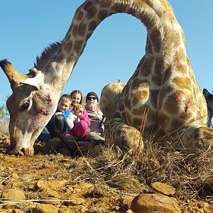 Hunting Giraffe in South Africa