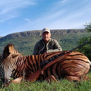 South Africa Burchell's Plain Zebra Hunt