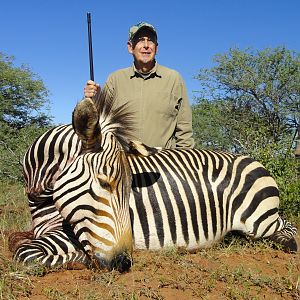 Hunting Hartmann Mountain Zebra Namibia