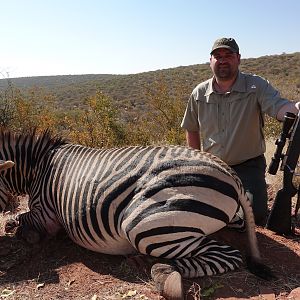 Hunting Hartmann Mountain Zebra Namibia