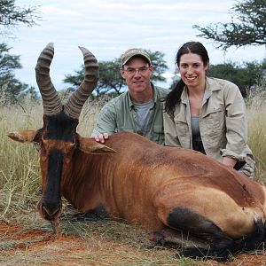 Hunting Red Hartebeest