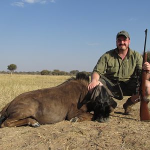 Hunt Black Wildebeest in Nambia