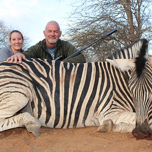 South Africa Burchell's Plain Zebra Bow Hunting