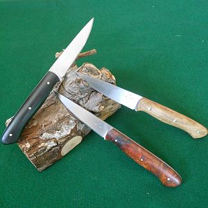 Trio of upland gamebird knives