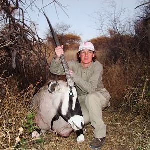 Hunting Gemsbok Namibia