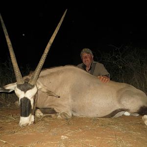 Hunting Gemsbok in Namibia