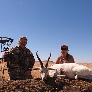 South Africa Bow Hunting White Springbok