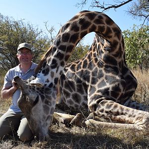 South Africa Hunting Giraffe