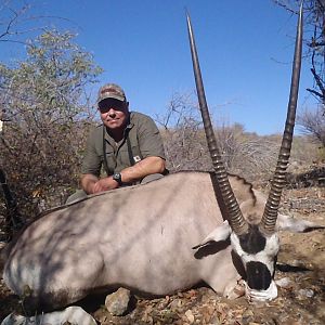 Hunt Gemsbok Namibia