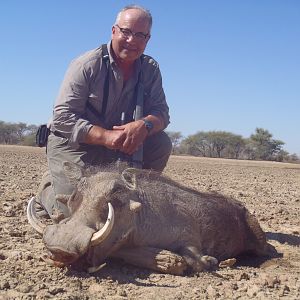 Hunting Warthog Namibia