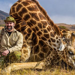 South Africa Hunting Giraffe