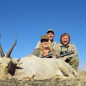 South Africa Hunting White Blesbok