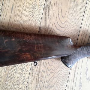 My .475 double rifle, now restocked in turkish walnut