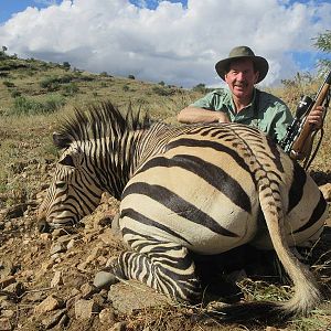 Hunting Hartmann's Mountain Zebra in Namibia