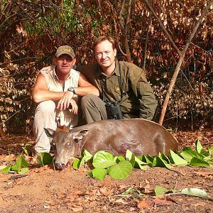 Hunting Yellow Back Duiker in CAR