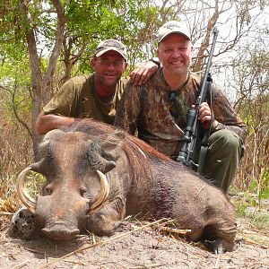 Hunting Warthog in Central Africa