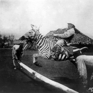 Riding a Zebra in East Africa