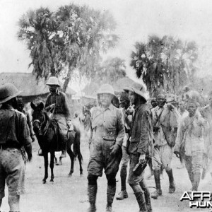 Theodore Roosevelt with Kermit Roosevelt in Kenya