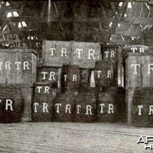 Some of Theodore Roosevelt baggage and equipment for safari expedition