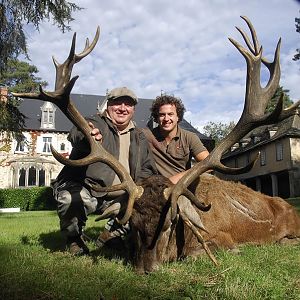 Hunting Red Stag France