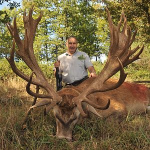 Hunting Red Stag France