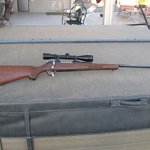 Ruger hawkeye 338 WM Rifle with Leopold VXII 3x9x40