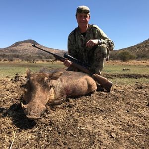 South Africa Hunting Warthog