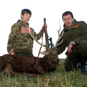 Hunt Sika Deer France