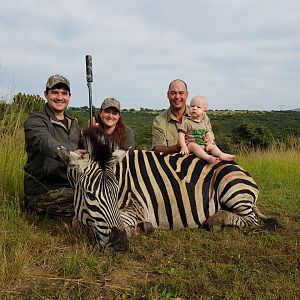 Burchell's Plain Zebra Hunting South Africa