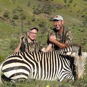 Hartmann's Mountain Zebra Hunting Namibia