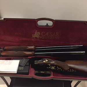 Ceasar Guerini Magnus 20/28 ga combo 2 barrel set Double Rifle