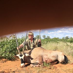 Hunting Gemsbok South Africa