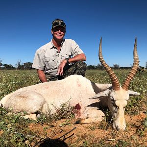 South Africa Hunting White Blesbok