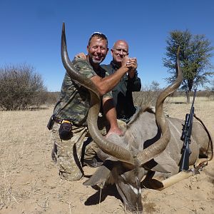 Namibia Hunting 49.5" Inch Three Horn Kudu