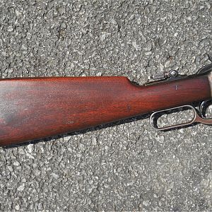 Lever Action Rifle Winchester 1892 saddle ring carbine in 25-20