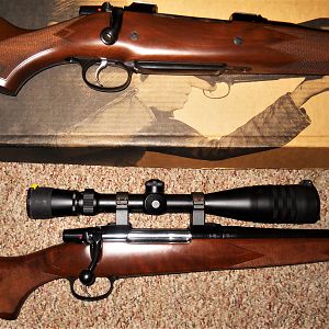 6.5x55 and a .375 H&H Mag Rifles