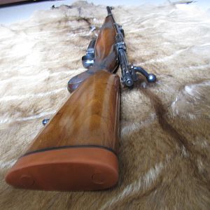 August Schuler Rifle chambered in a 500 Schuler