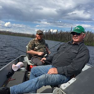 Fishing with dad