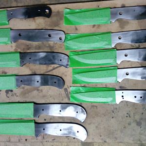 Process of making of Hunting Knives