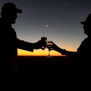 Sundowner in Africa