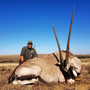 Hunting Gemsbok in South Africa