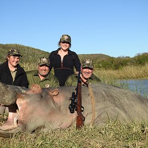 South Africa Hunting Hippo