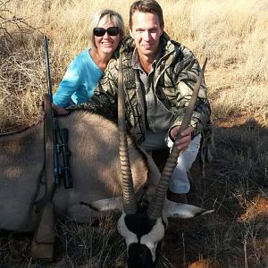 Hunt Gemsbok in South Africa