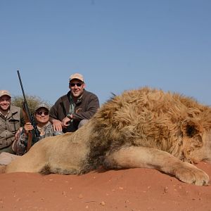 Hunting Lion in South Africa