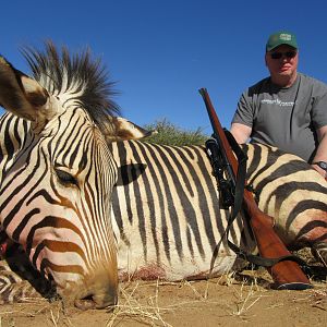 Hunting Hartmann's Moutain Zebra in Namibia